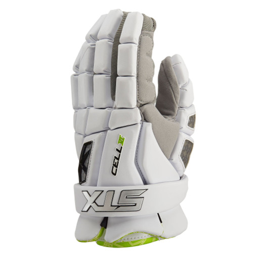 Vist Large View of Product Image Which is New Cell VI Lacrosse Gloves Wht XL