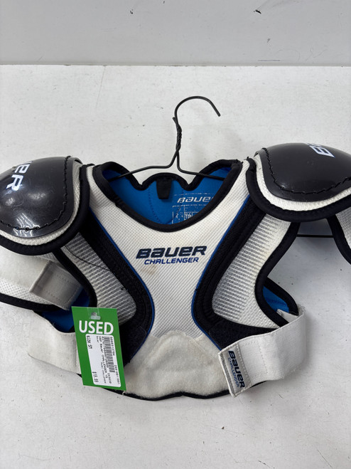 Vist Large View of Product Image Which is Used Bauer CHALLENGER Youth Shoulder Pads SM
