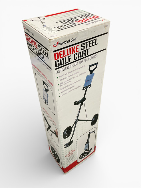 Vist Large View of Product Image Which is Used DELUXE STEEL GOLF CART Golf Cart 2 Wheel