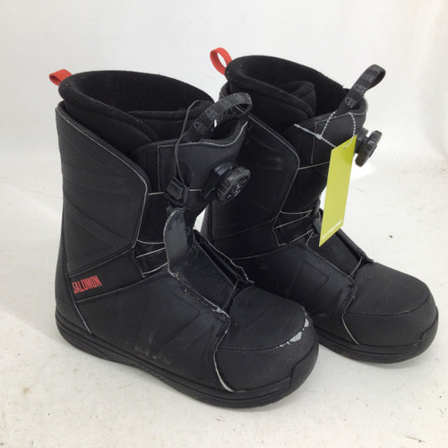 Vist Large View of Product Image Which is Used SOLOMON FACTION RTL BOA 8.5 BOOTS Mens Snowboard Boots Black Senior 8.5