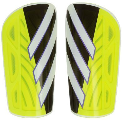 Vist Large View of Product Image Which is Used Adidas Soccer Shin Guards  Neon Green LG