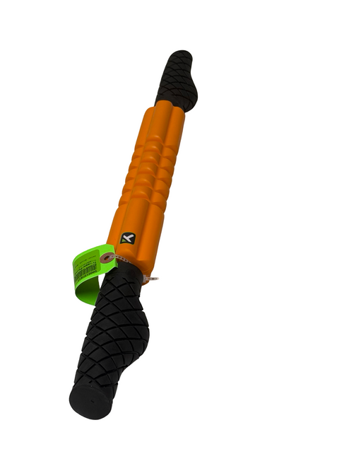 Vist Large View of Product Image Which is Used Triggerpoint Grid STK Black And Orange Massage Stick - Like New