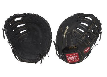 Vist Large View of Product Image Which is Used Rawlings RENEGADE BB/SB First Base RH Throw Black 11 1/2"
