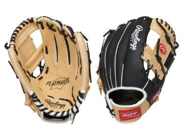 Vist Large View of Product Image Which is Used Rawlings PLAYMAKER SERIES BB/SB Glove RH Throw White 11 1/2"