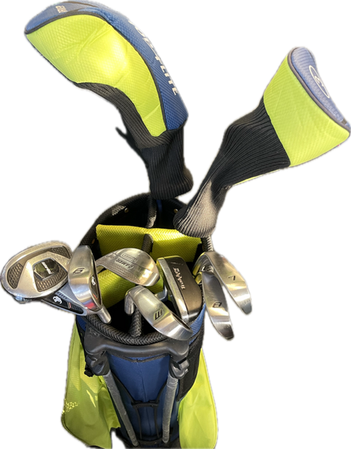 Vist Large View of Product Image Which is Used Top Flite BK/GRN Mens Package Set RH Navy Blue 11 Piece