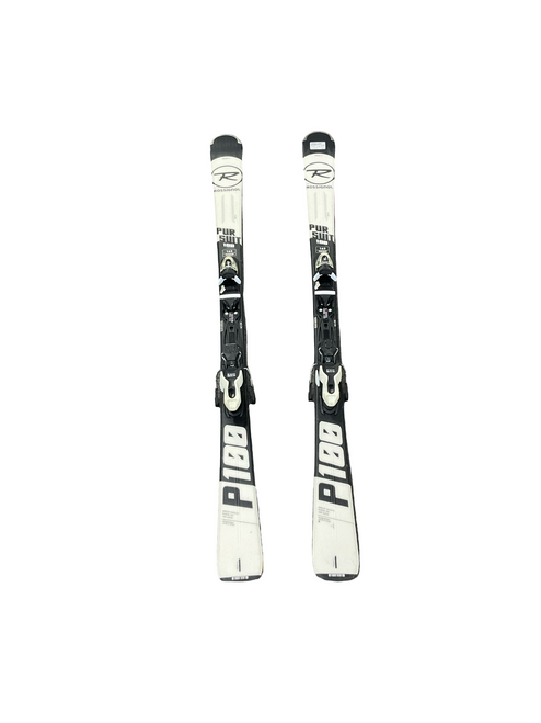 Vist Large View of Product Image Which is Used Rossignol PURSUIT 100 Mens DH Ski/Binding Black And White 163 cm