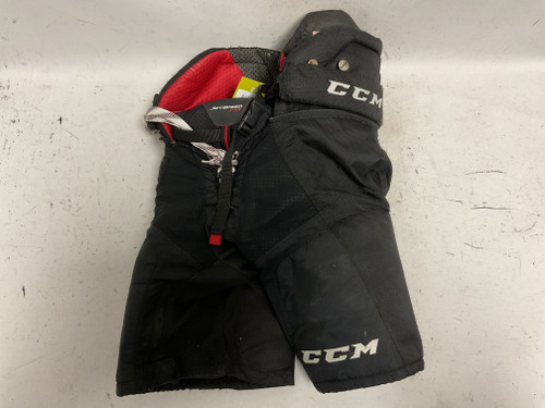 Vist Large View of Product Image Which is Used CCM JETSPEED LITE Junior Pant Black And Red MD