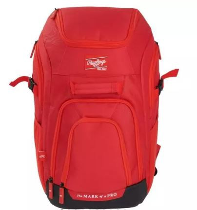 Vist Large View of Product Image Which is Used Rawlings GAMER BAT BACKPACK BB/SB Player Backpack Red