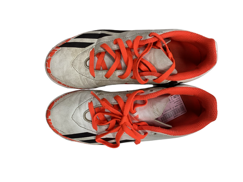 Vist Large View of Product Image Which is Used Adidas X Soccer Indoor Shoes White Junior 03