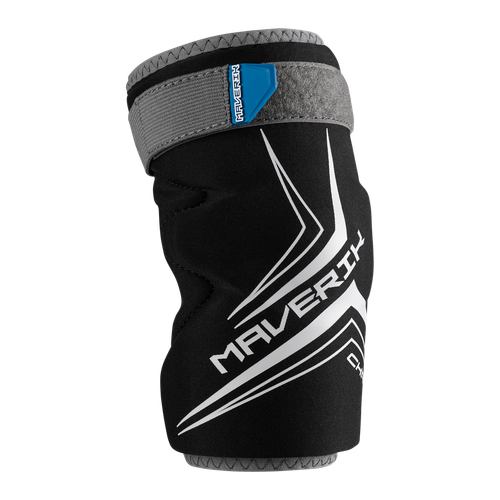 Vist Large View of Product Image Which is New Maverik CHARGER Lacrosse Arm Pads/Guards Black LG