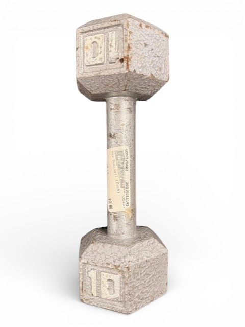 Vist Large View of Product Image Which is Used Hex Dumbbell (Each) 10 lb