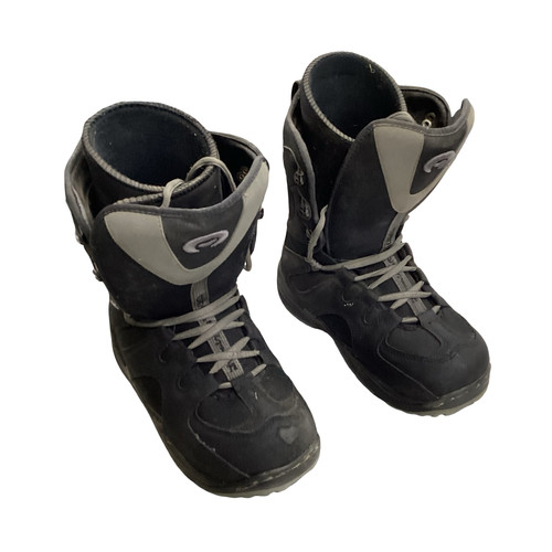 Vist Large View of Product Image Which is Used AGGRESSION SNOWBOARD BOOTS Mens Snowboard Boots Black Senior 9