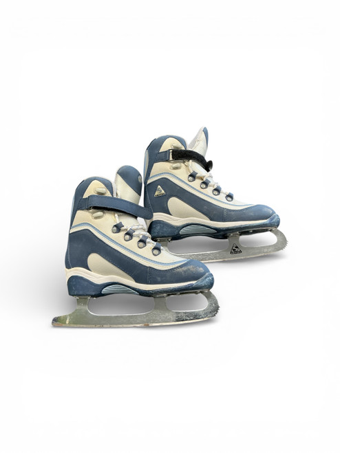 Vist Large View of Product Image Which is Used SOFTEC SKATE Softboot Skate White And Navy Blue Senior 6