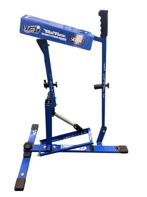 Vist Large View of Product Image Which is Used Louisville Slugger BLUE FLAME BB/SB Pitching Machine