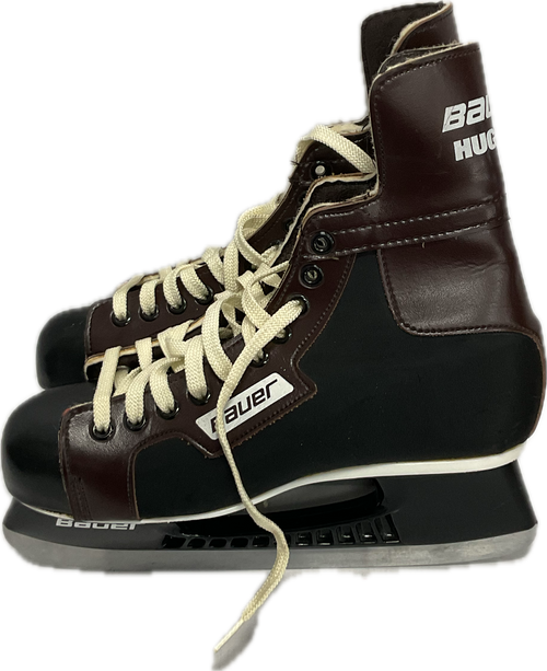 Vist Large View of Product Image Which is Used Bauer HUGGER Mens Softboot Skate Black Senior 8