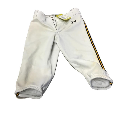 Vist Large View of Product Image Which is Used Under Armour 1374380 BB/SB Pant Boys White MD