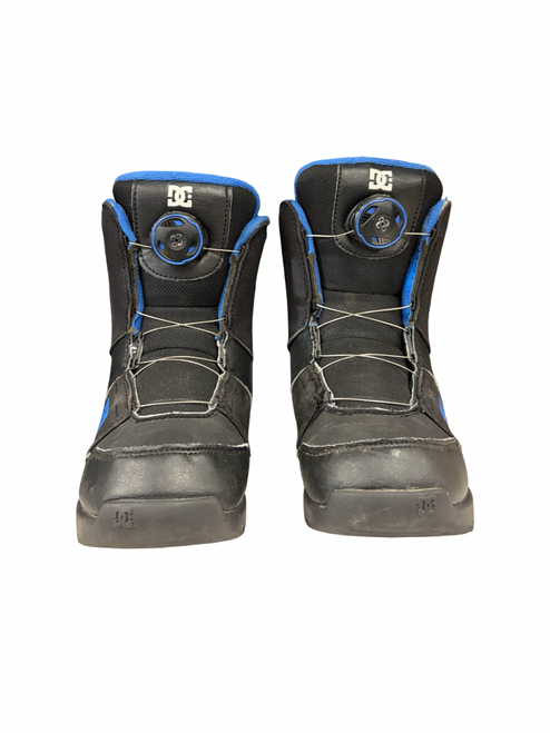 Vist Large View of Product Image Which is Used Burton MINI GROM Boys Snowboard Boots Black Youth 13.0