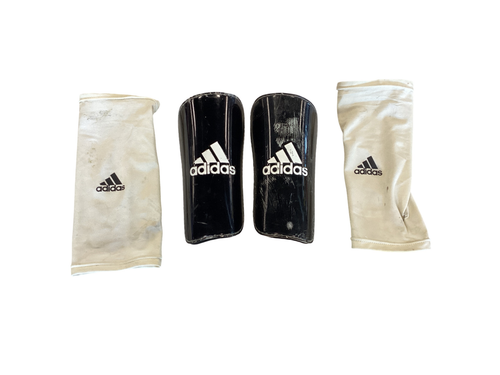 Vist Large View of Product Image Which is Used Adidas Soccer Shin Guards Adult Black MD