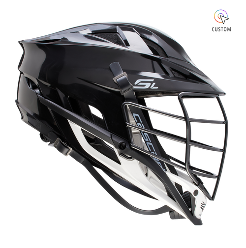Vist Large View of Product Image Which is New SL Lacrosse Helmet Black