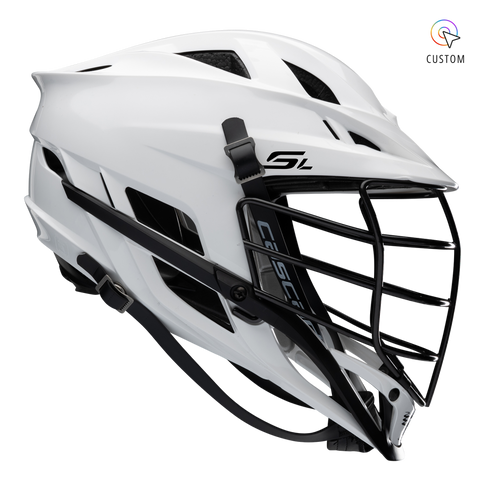 Vist Large View of Product Image Which is New SL Lacrosse Helmet White