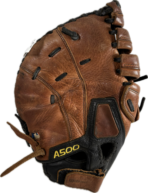 Vist Large View of Product Image Which is Used Wilson A500 BB/SB First Base RH Throw Brown 12 3/4"