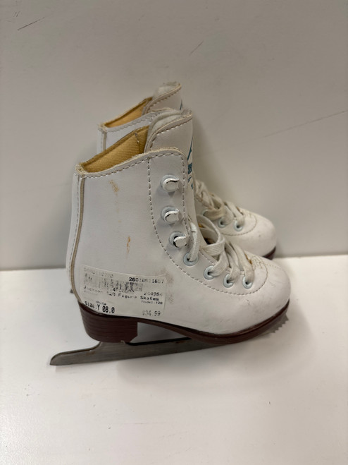 Vist Large View of Product Image Which is Used Jackson 120 Girls Figure Skate White Youth 08.0