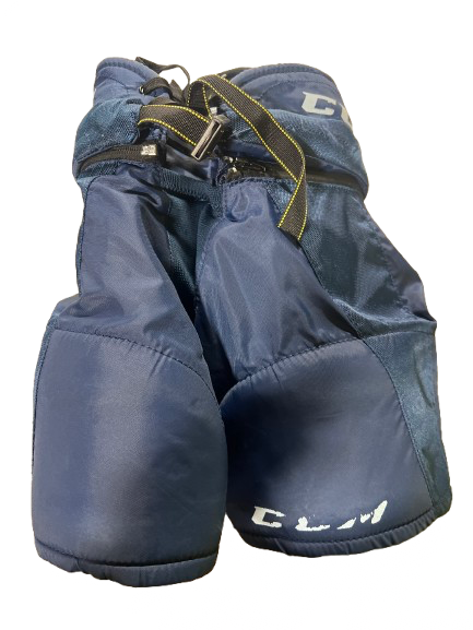 Vist Large View of Product Image Which is Used CCM SUPER TACKS SHORTS YTH SM Junior Hockey Bottom Navy Blue SM