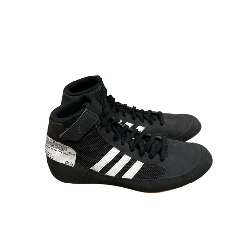 Vist Large View of Product Image Which is Used Adidas Wrestling Shoes Black Senior 5.5