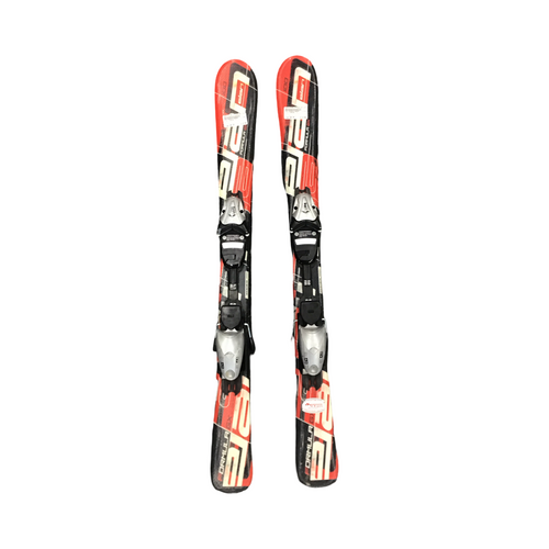 Vist Large View of Product Image Which is Used Elan FORMUAL GX Boys DH Ski/Binding Red 100 cm