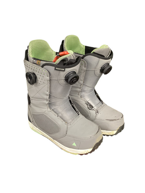 Vist Large View of Product Image Which is Used Burton PHOTON BOA Mens Snowboard Boots Grey Senior 11