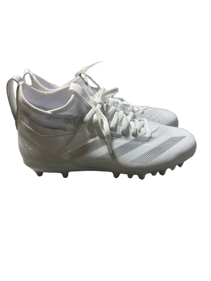 Vist Large View of Product Image Which is Used Adidas Adult FB Cleats White Senior 6