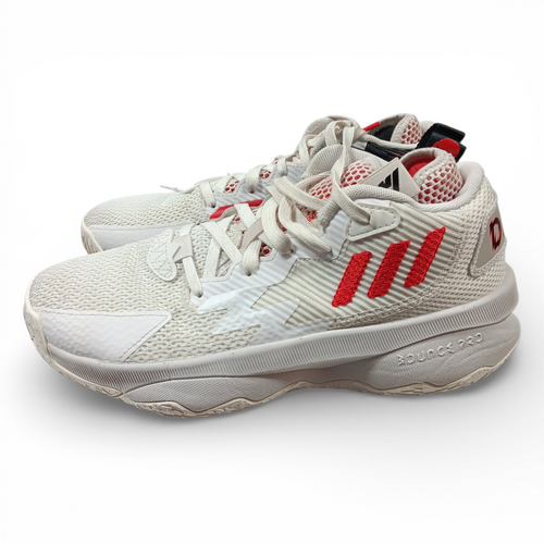 Vist Large View of Product Image Which is Used Adidas Basketball Shoes M White Senior 5.5