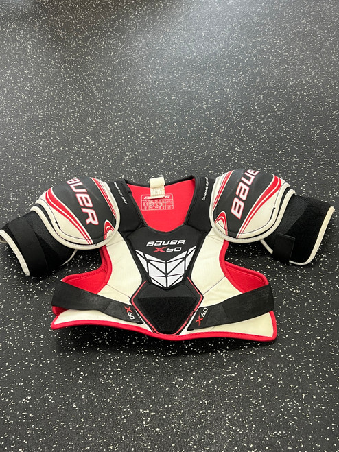 Vist Large View of Product Image Which is Used Bauer VAPOR X60 Senior Shoulder Pads LG