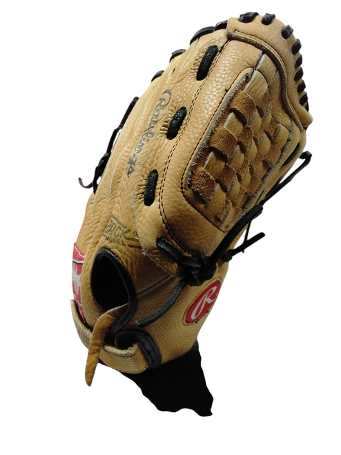 Vist Large View of Product Image Which is Used Rawlings RBG36T BB/SB Glove RH Throw Tan 12 1/2"