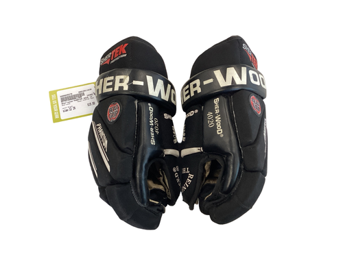 Vist Large View of Product Image Which is Used Sher-wood PHANTOM 4020 Senior Gloves Black 12"