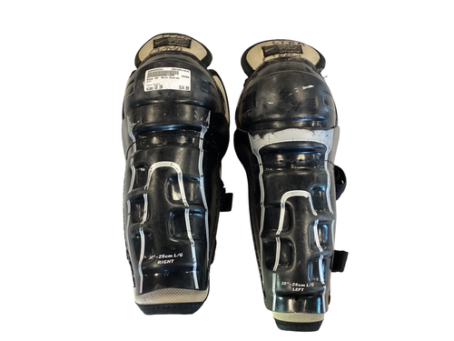 Vist Large View of Product Image Which is Used Nike Youth Shin Guards Black 10"