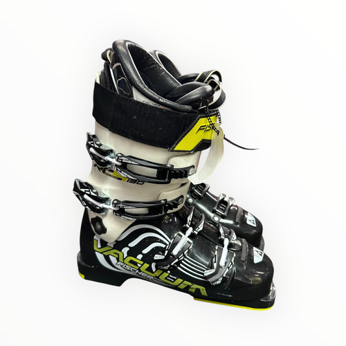 Vist Large View of Product Image Which is Used Fisher VACUME Mens DH Ski Boot Black 275 MP - M09.5 - W10.5