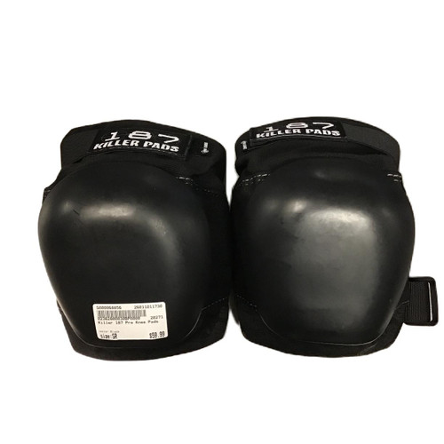 Vist Large View of Product Image Which is Used Killer 187 Pro Knee Pads Black Senior