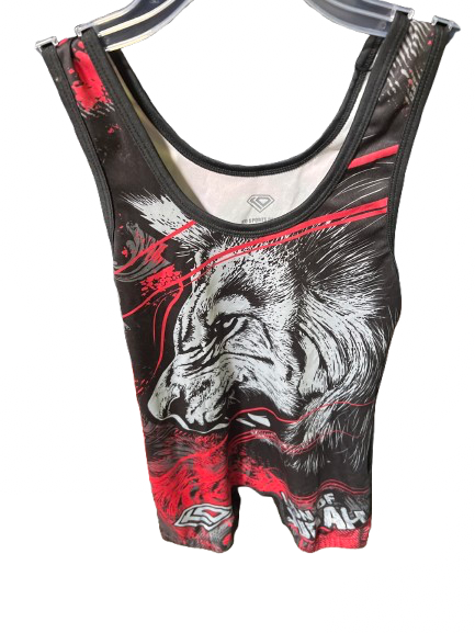 Vist Large View of Product Image Which is Used Wrestling Singlet Black SM