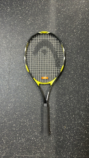 Vist Large View of Product Image Which is Used Head TOUR PRO Adult Tennis Racquet Yellow 4 1/2"