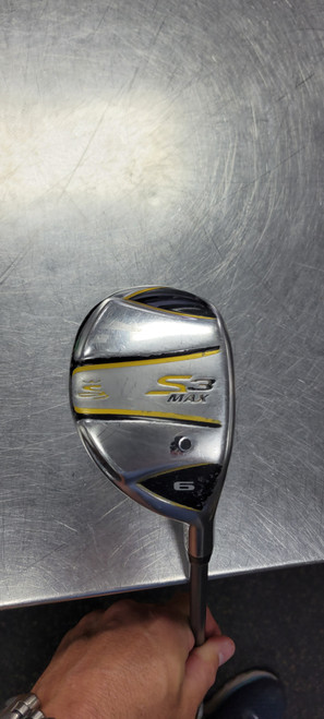 Vist Large View of Product Image Which is Used Cobra S3 MAX Mens Hybrid Club RH 6 Hybrid