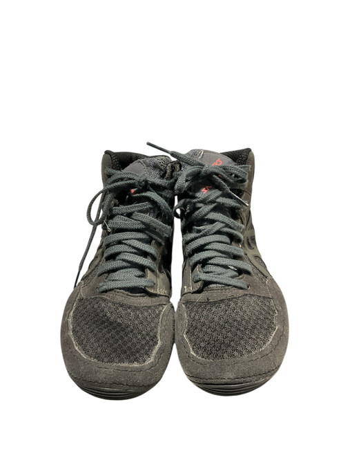 Vist Large View of Product Image Which is Used Asics Wrestling Shoes Black Junior 02.5