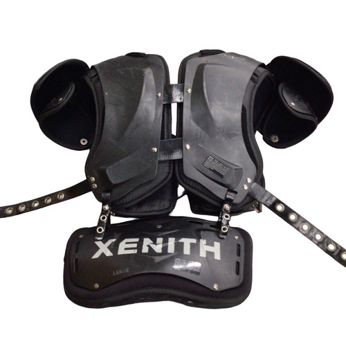 Vist Large View of Product Image Which is Used Xenith VELOCITY FB Shoulder Pads Black SM