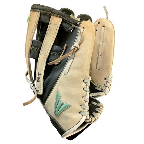 Vist Large View of Product Image Which is Used Easton GHOST FLEX BB/SB Glove RH Throw White 11"