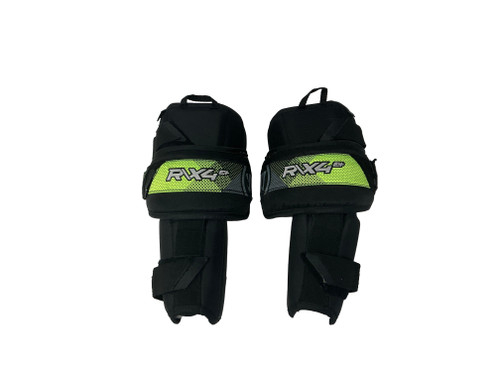 Vist Large View of Product Image Which is Used Warrior R/X4E+ Junior Goalie Knee Guards LG