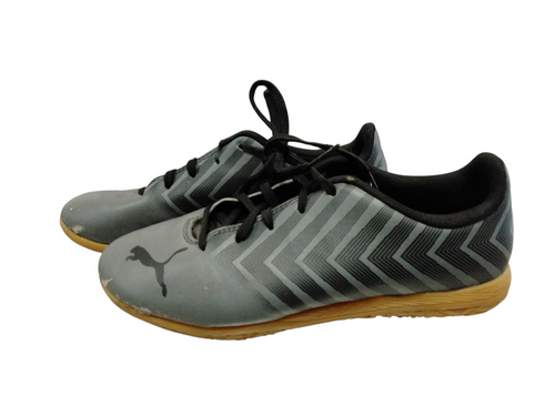 Vist Large View of Product Image Which is Used Puma Soccer Indoor Shoes Grey Junior 03