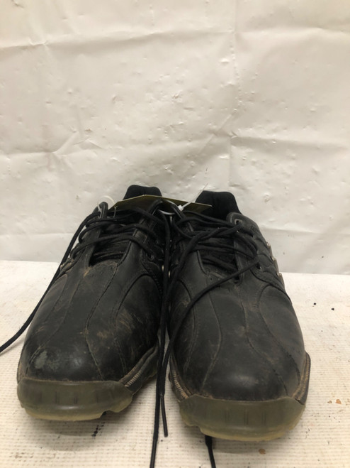 Vist Large View of Product Image Which is Used Adidas Mens Golf Shoes Black Senior 4.5
