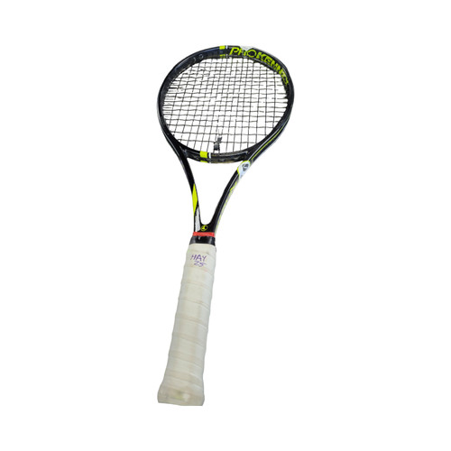 Vist Large View of Product Image Which is Used Pro Kennex KINETIC Adult Tennis Racquet Black 4 1/2"