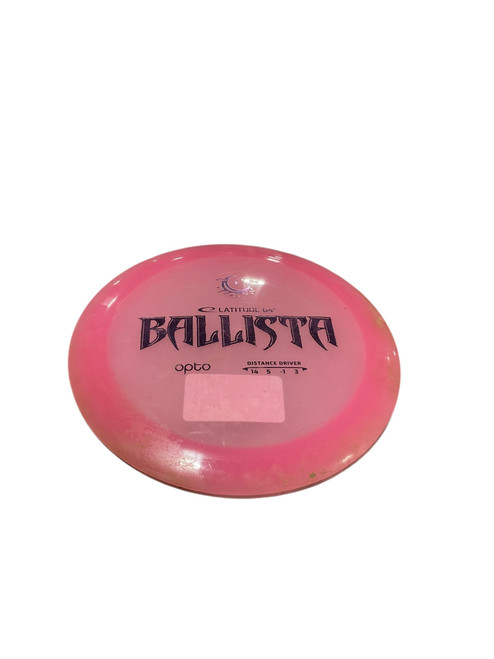 Vist Large View of Product Image Which is Used Latitude 64 BALLISTA PRO Disc Golf Driver Pink