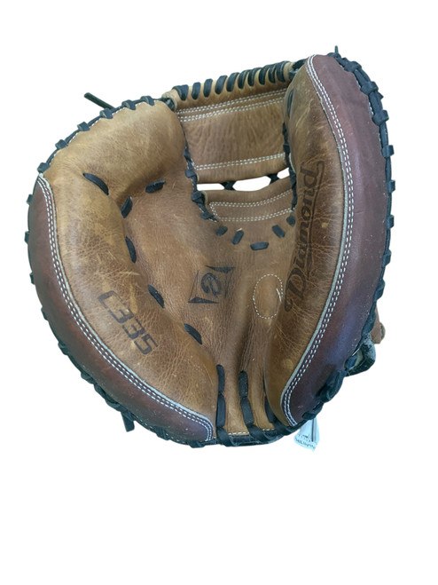 Vist Large View of Product Image Which is Used Diamond C335 BB/SB Catchers LH Throw Brown 33 1/2"